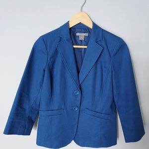 Ann Taylor Cobalt Blue Blazer. Size 4